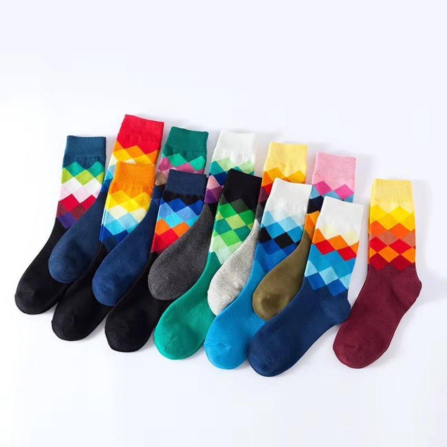 Double Your Profit Selling Happy Colored Men Socks in Kenya